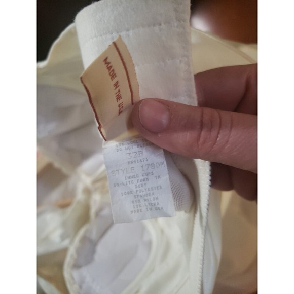 AS IS Watters Wtoo 10302 Sz 8 Bridal Street 32b Wedding Dress ivory english net - Picture 9 of 12